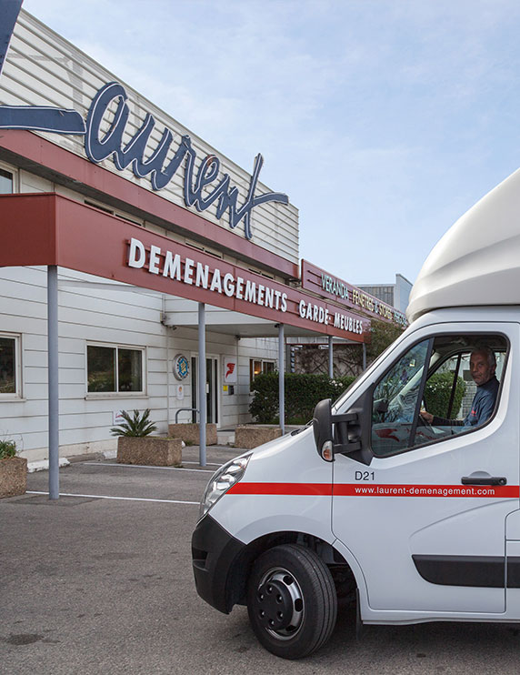 Locaux et camion Laurent déménagement